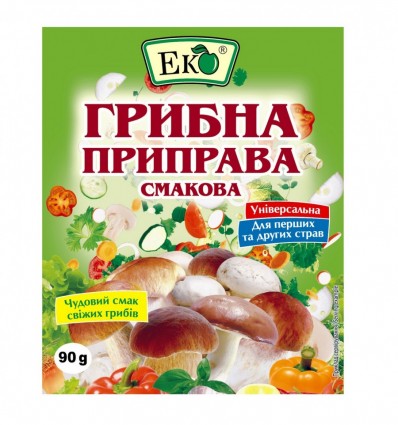 Приправа Еко грибна смакова 90г