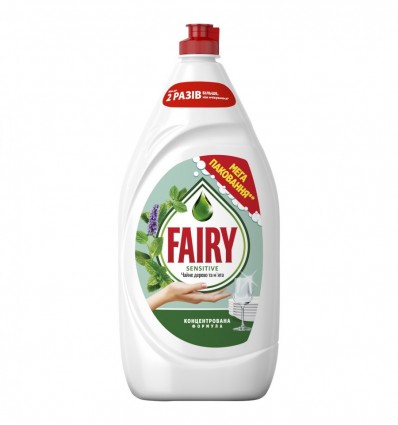 Средство Fairy Чайное дерево и мята для мытья посуды 1.35л