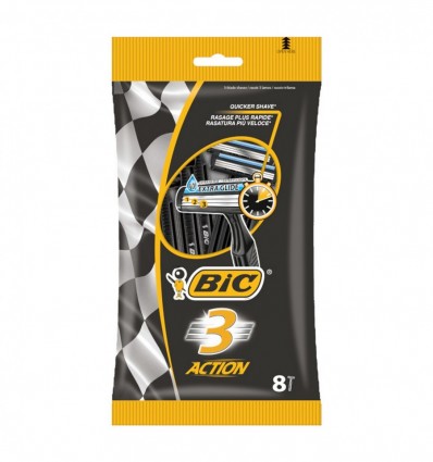 Бритва BIC Action одноразова 8шт