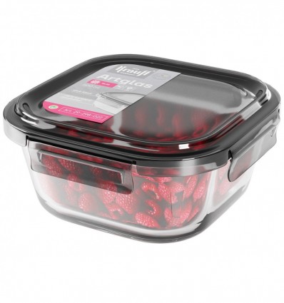 Контейнер Krauff для хранения 0,5л с крышкой 131х131х56мм