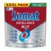 Капсулы Somat Excellence 4-в-1 для посудомоечной машины 88шт.