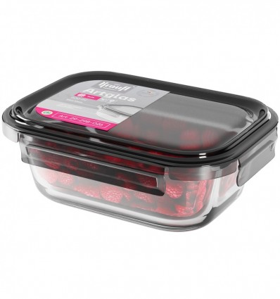 Контейнер Krauff для хранения 0,6л с крышкой 169х124х54мм