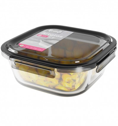 Контейнер Krauff для хранения 1,2л с крышкой 175х175х65мм