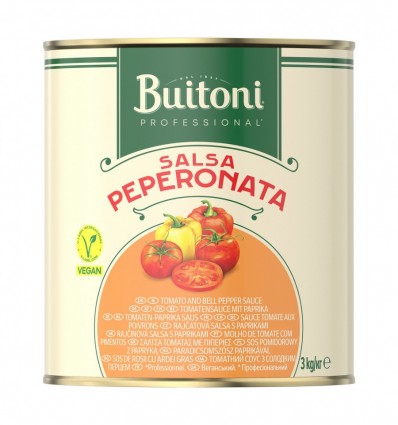 Соус Buiton Prof Salsa peperonatai томатный с перцем 3кг