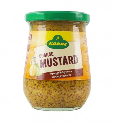 Горчица Kuhne зернистая 255г