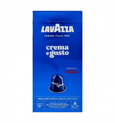 Кофе Lavazza Crema e Gusto Classico жареный молотый 57г