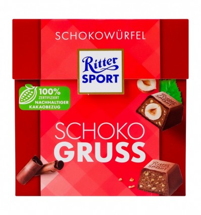 Шоколад Ritter Sport Шоколадные кубы For you молочный 176г