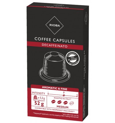 Капсулы Rioba Dekaff 10х5.2г