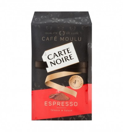 Кава Carte Noire Espresso натуральна смажена мелена 250г