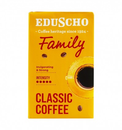 Кава Eduscho Family натуральна смажена мелена 250г