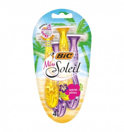 Бритва BIC Miss Soleil Tropical без змінних картриджів 4 шт