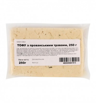 Тофу ООО Шинкарь Агро с прованскими травами 250г