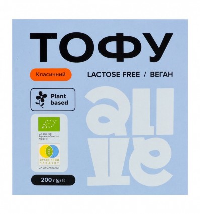 Тофу Alive Класичний №09 200г