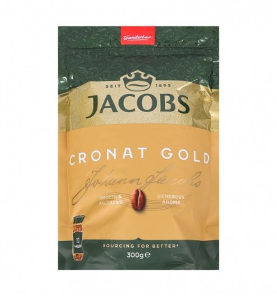 Кофе Jacobs Cronat Gold растворимый сублимированный 300г