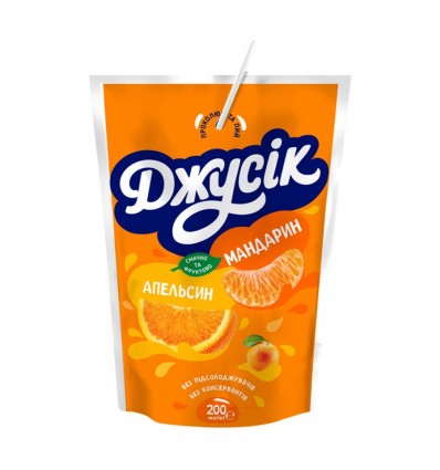 Напій Джусік Апельсиново-мандариновий DP 0,2л