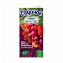 Напиток соковый Садочок Яблоко-виноград-малина-имбирь 0.95л