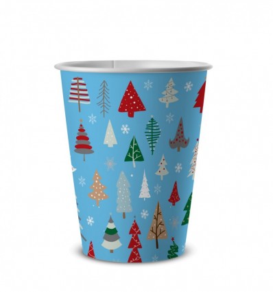 Стакани Rioba двошарові з новорічним дизайном 20шт 0.27л