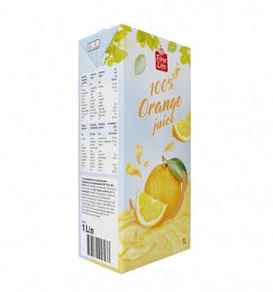 Сок Fine Life апельсин 1л