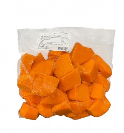 Тыква очищенная мытая нарезанная ломтиками 1кг