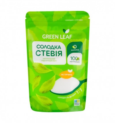 Стевия Green Leaf сладкая с натуральным подсластителем 250г