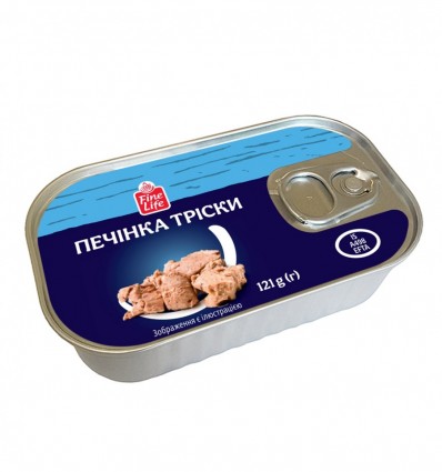 Печень Fine Life трески 121г