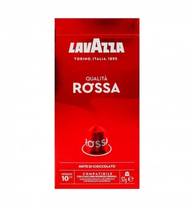 Кофе Lavazza Qualita Rossa жареный молотый в капсулах 57г