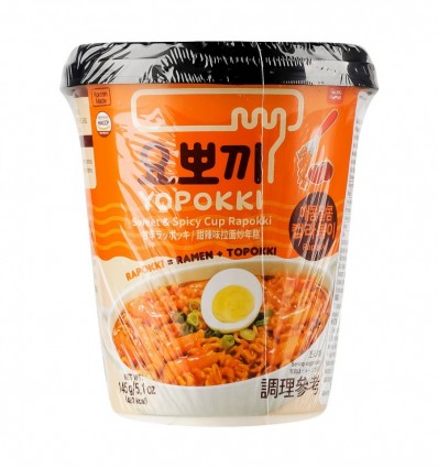 Рапокки Yopokki быстрого приготовления остро-сладкие 145г.