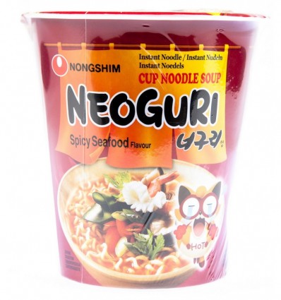 Локшина Nongshim Суп Neoguri з морепродуктами гостра 62г