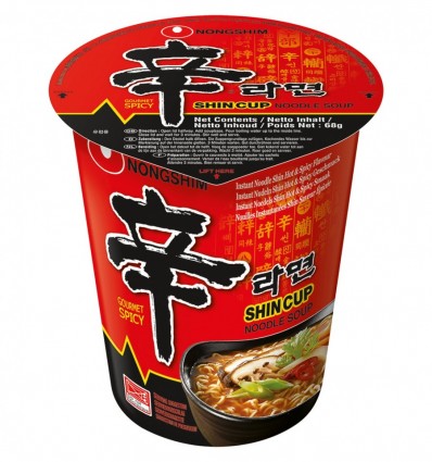 Лапша Nongshim Шин Рамен острая сублимированная 68г