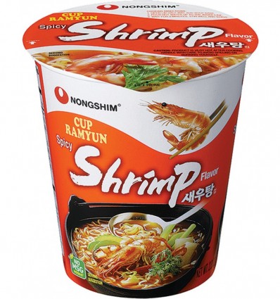 Лапша Nongshim Cup Ramyun Shrimp острая 67г