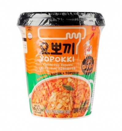 Рапокки Yopokki быстрого приготовления со вкусом кимчи 145г