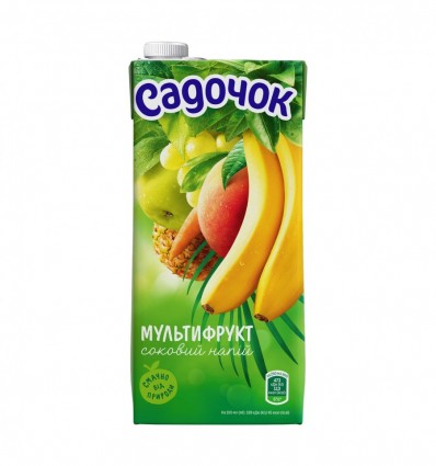 Напиток соковый Мультифрукт с мякотью пастериз 0.95л