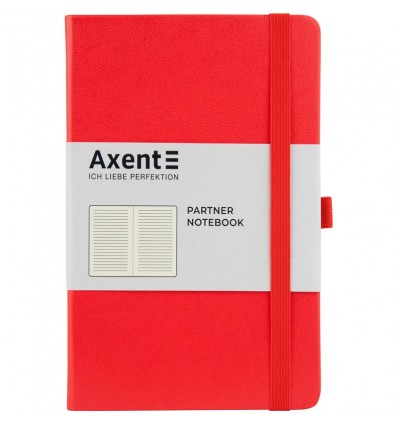 Книга записна Partner 8308-05-A, 125х195, 96арк, лінія, червона