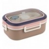 Ланчбокс з розділювачем Kite K25-1182-1, 1100 мл, бежевий