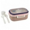 Ланчбокс с разделителем Kite K25-1182-1, 1100 мл, бежевый