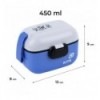 Ланчбокс Kite K25-1185-2, 450 мл, синий