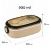 Ланчбокс Kite Harry Potter HP25-1180, 900 мл, бежевий