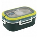 Ланчбокс с разделителем Kite K25-1182-3, 1100 мл, зеленый
