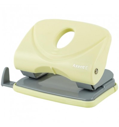 Дырокол Welle-2 3820-08-A, с пластиковым верхом, 20 л, Pastelini, желтый