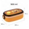 Ланчбокс Kite Garfield GF25-1180, 900 мл, оранжевый