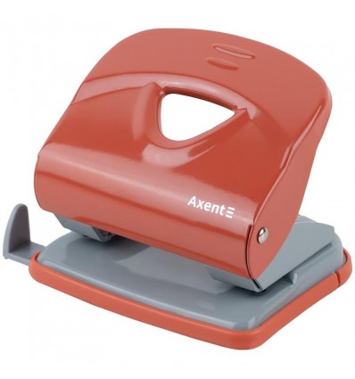 Дырокол Exakt-2 3930-28-A, металлический, 30л, Earth colors коралловый