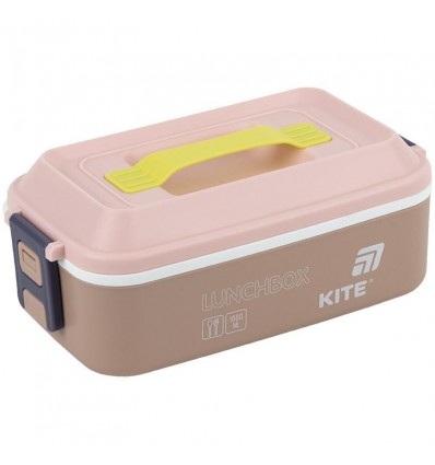 Ланчбокс Kite K25-1183-1, 1000 мл, бежевый