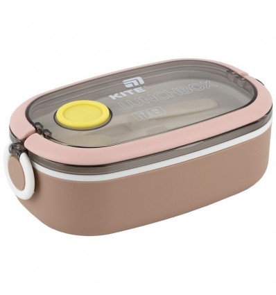 Ланчбокс Kite K25-1180-1, 900 мл, бежевый