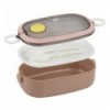 Ланчбокс Kite K25-1180-1, 900 мл, бежевий