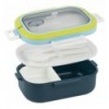 Ланчбокс з розділювачем Kite K25-1182-2, 1100 мл, синій