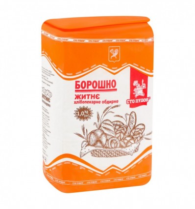 Мука Сто пудов ржаная 1кг