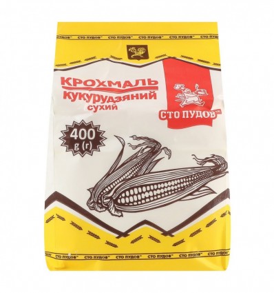 Крохмаль Сто Пудів кукурудзяний 400г