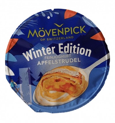 Йогурт&nbsp;Movenpick&nbsp;Winter&nbsp;edition Яблучний&nbsp;штрудель &nbsp;13%&nbsp;150г