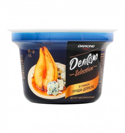 Десерт Делиссимо Selection Груша-дорблю кисломолочное 5% 180г