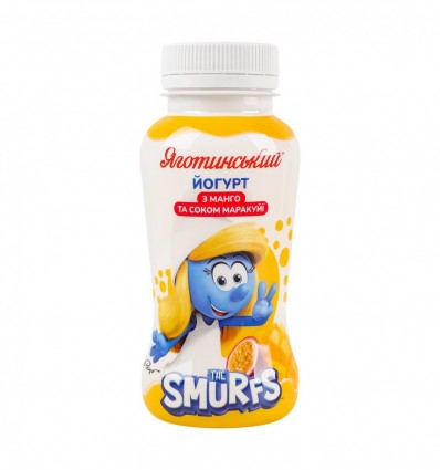 Йогурт Яготинський питний з манго та соком маракуї 1.5% 185г